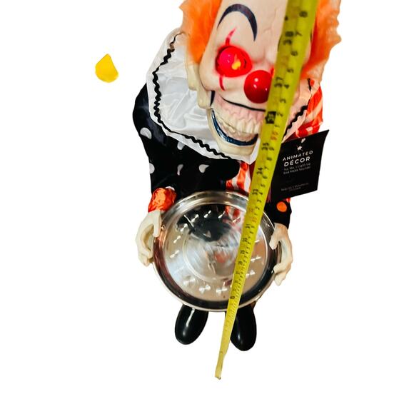 Halloween Clown eyes light up Red .A Candy a day keeps the Clown away - Picture 3 of 6